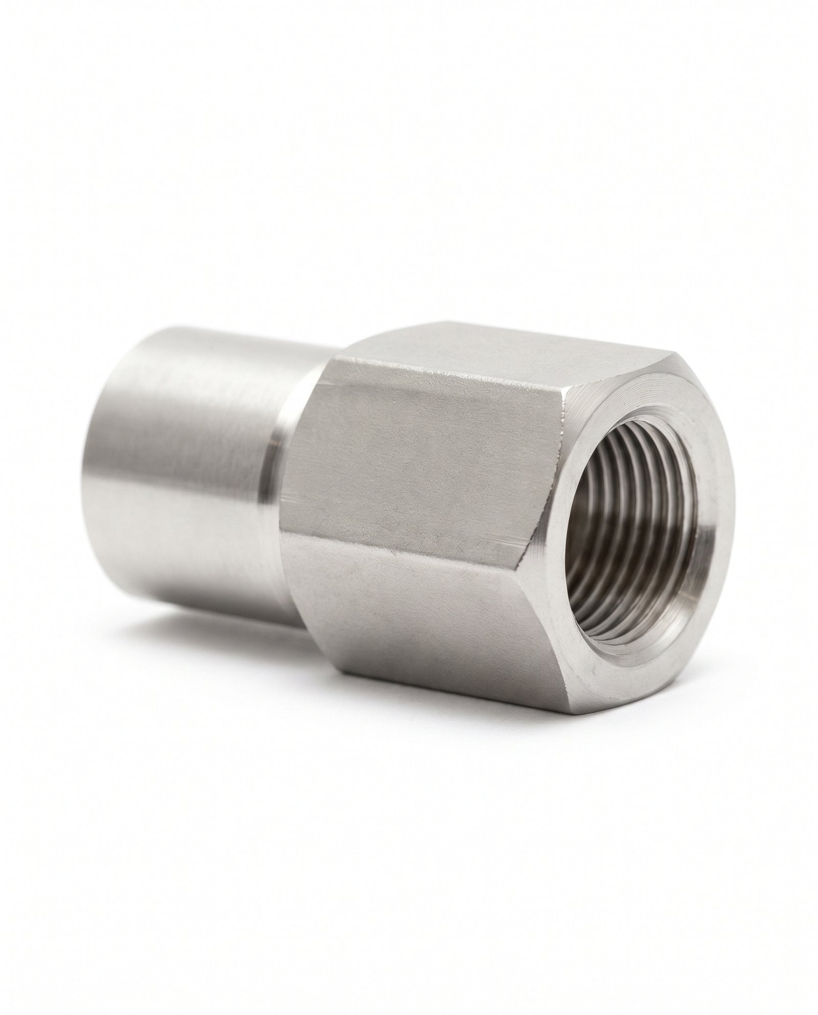 Hy-Lok H-SSB10T-8N-SS 316 stainless steel weld connector, 5/8 inch tube weld socket by 1/2 inch female NPT