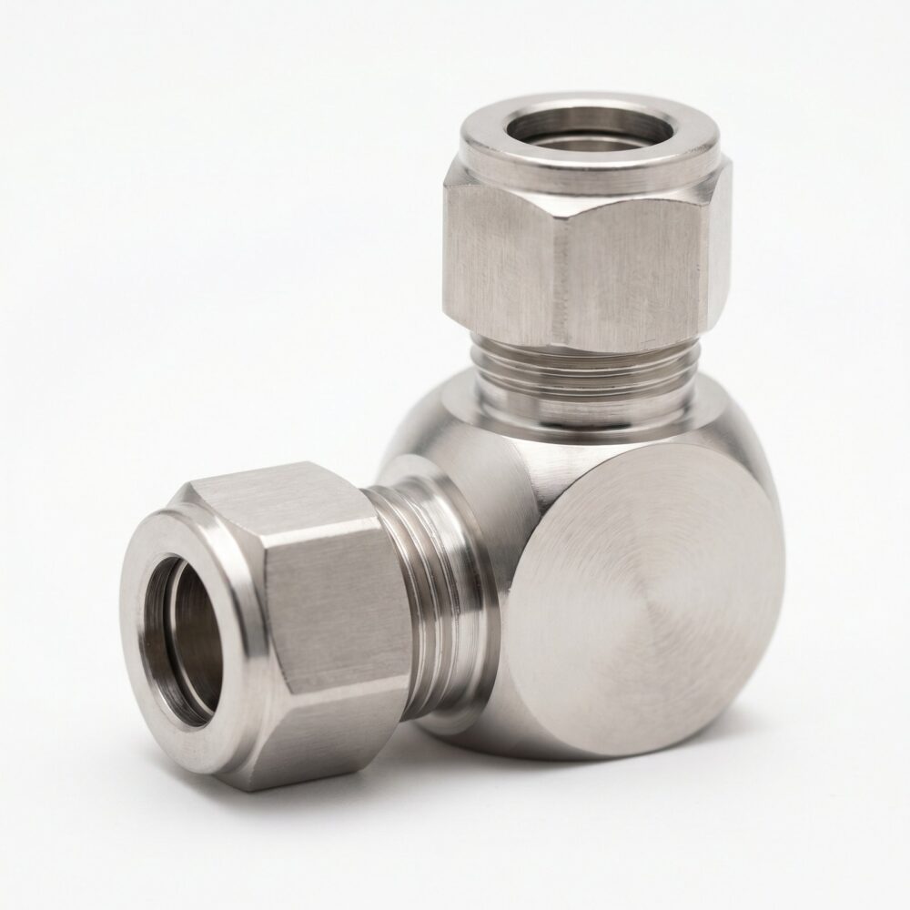 Swagelok SS-810-9 316 stainless steel 90-degree tube union elbow, 1/2 inch tube OD both ends