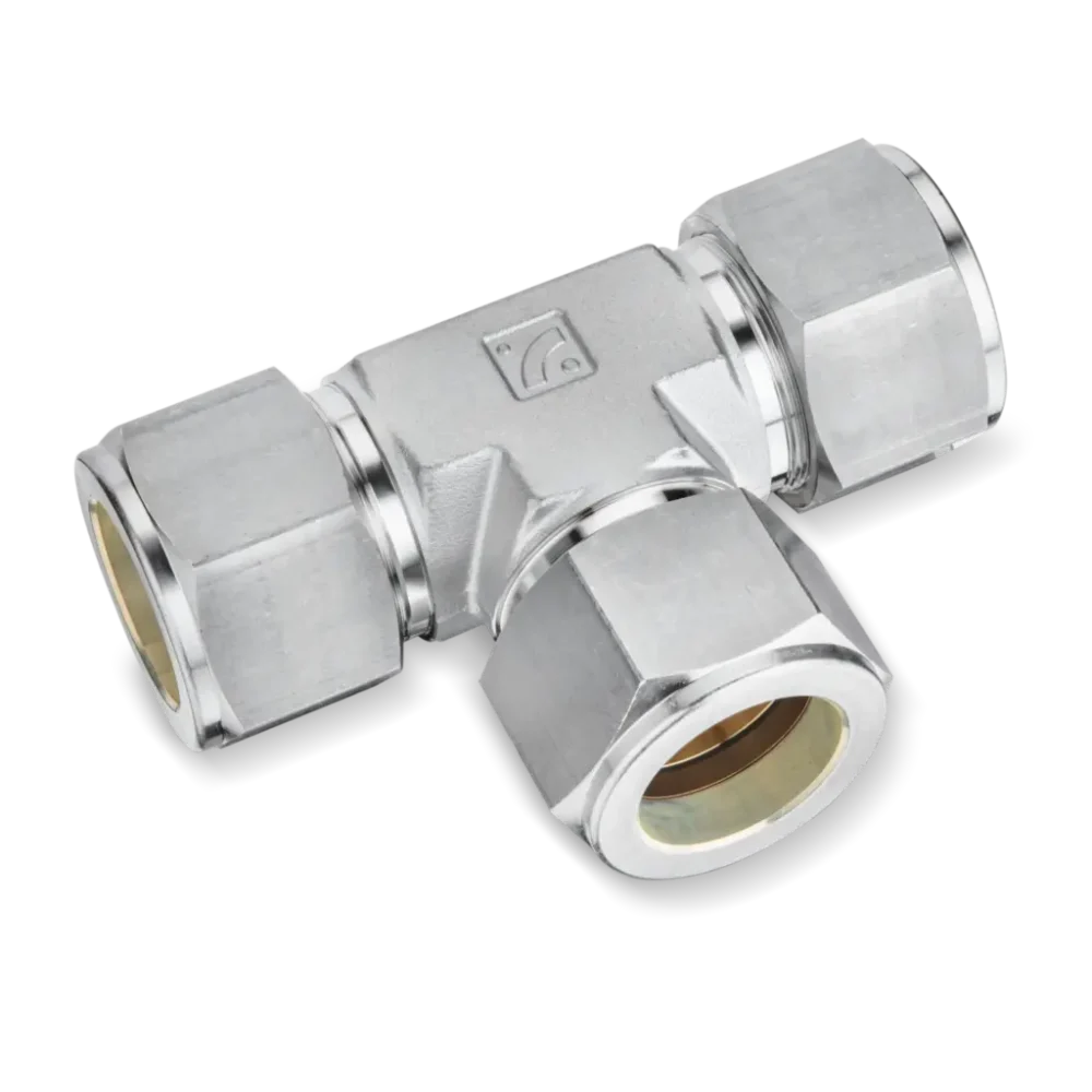 Superlok SUT-12 Union Tee Tube Fitting, 3/4 in. OD, 316 Stainless Steel