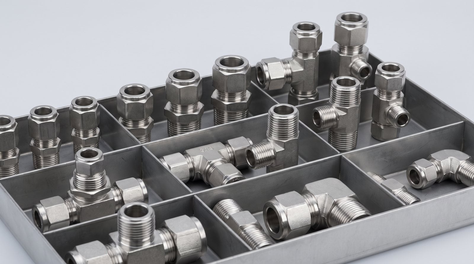 stainless tube fitting assortment