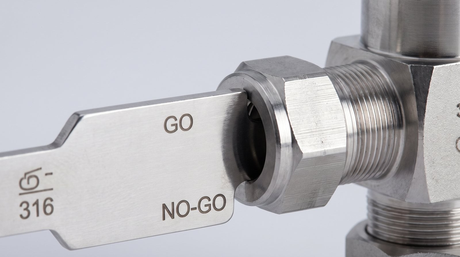 tube fitting gap inspection gauge