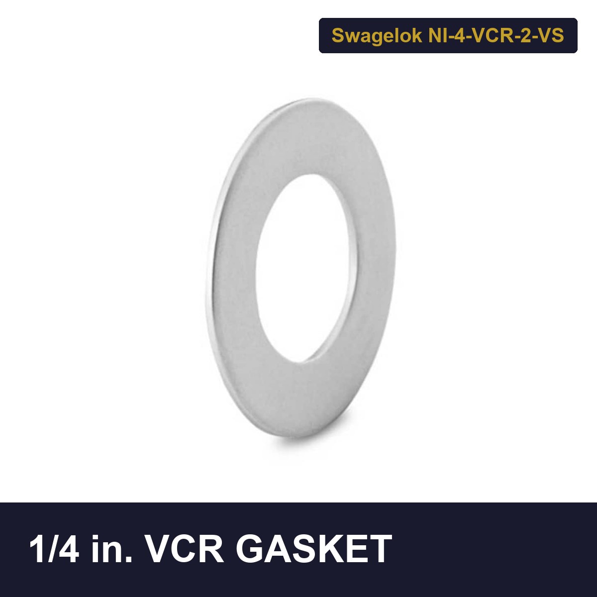 Swagelok NI-4-VCR-2-VS VCR Gasket, 1/4 In. VCR Gasket